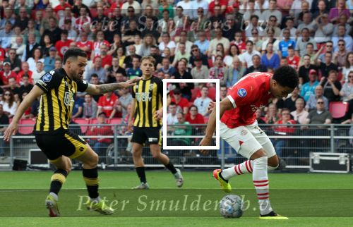 Eindhoven, 13 April 2024
Kompetitiewedstrijd PSV-Vitesse, eindstand 6-0
Malik Tillman