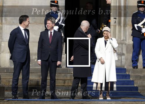 Amsterdam 17 april 2024
Staatsbezoek Nederland - Spanje met Koning Willem Alexander Koningin Maxima Koning Filipe en Koningin Letizia van Spanje aan Nederland . Mark Rutte