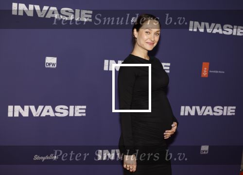 Amsterdam 8 april 2024
Premiere Invasie in Pathe Arena met oa 
Melody Klaver zwanger