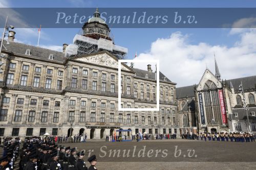 Amsterdam 17 april 2024
Staatsbezoek Nederland - Spanje met Koning Willem Alexander Koningin Maxima Koning Filipe en Koningin Letizia van Spanje aan Nederland . Het paleis op de dam wordt verbouwd
