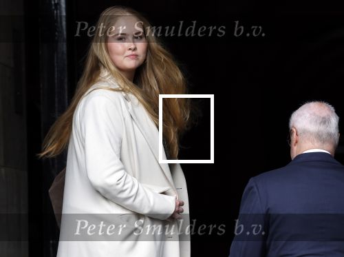 Amsterdam 17 april 2024
Staatsbezoek Nederland - Spanje met Koning Willem Alexander Koningin Maxima Koning Filipe en Koningin Letizia van Spanje aan Nederland . Prinses Amalia arriveert met haar auto bij het paleis . Ze heeft een tas bij met een slotje erop.