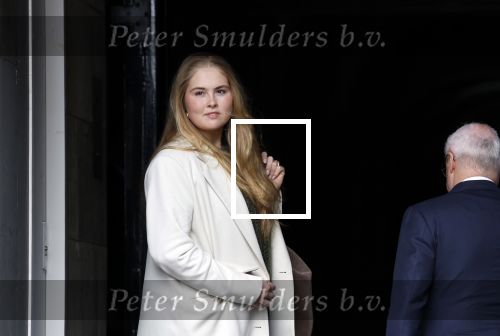 Amsterdam 17 april 2024
Staatsbezoek Nederland - Spanje met Koning Willem Alexander Koningin Maxima Koning Filipe en Koningin Letizia van Spanje aan Nederland . Prinses Amalia arriveert met haar auto bij het paleis . Ze heeft een tas bij met een slotje erop.