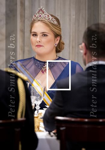 Amsterdam 17 april 2024
Staatsbezoek van Nederland en Spanje met Koning Willem Alexander Koningin Maxima Prinses Amalia Koning Felipe en Koninigin Letizia. Dit was het eerste staatsbanket van Prinses Amalia in het paleis op de Dam.