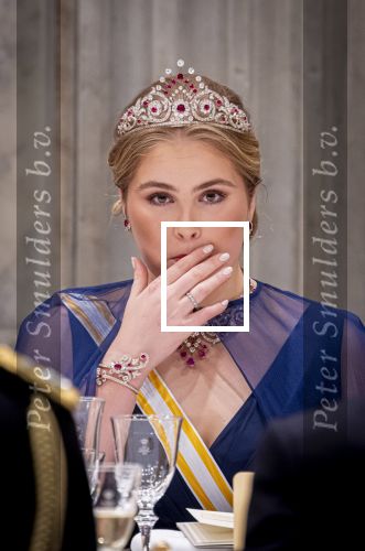 Amsterdam 17 april 2024
Staatsbezoek van Nederland en Spanje met Koning Willem Alexander Koningin Maxima Prinses Amalia Koning Felipe en Koninigin Letizia. Dit was het eerste staatsbanket van Prinses Amalia in het paleis op de Dam.