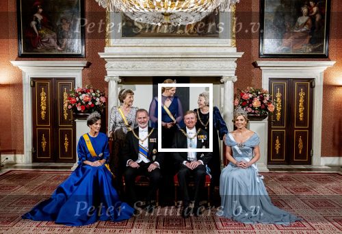 Amsterdam 17 april 2024
Staatsbezoek van Nederland en Spanje met Koning Willem Alexander Koningin Maxima Prinses Amalia Koning Felipe en Koninigin Letizia. Dit was het eerste staatsbanket van Prinses Amalia in het paleis op de Dam.