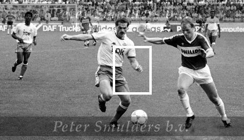 PSV-AJAX kompetite 1987/1988, eindstand 4-2
Op de foto Ronald Koeman en Jan Wouters
30 Augustus 1987

PETER SMULDERS