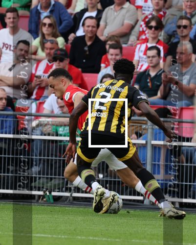 Eindhoven, 13 April 2024
Kompetitiewedstrijd PSV-Vitesse, eindstand 6-0
Sergino Dest