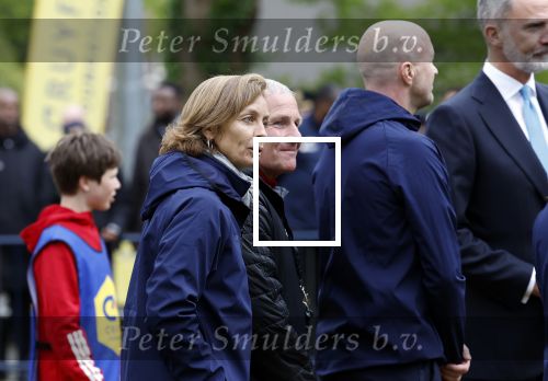 Amsterdam 17 april 2024
Staatsbezoek Nederland - Spanje met Koning Willem Alexander Koningin Maxima Koning Filipe en Koningin Letizia van Spanje aan Nederland . Koning Willem Alexander en Koning Felipe bezoeken Cruyff court in betondorp . oa aanwezig Jordy Cruijff Susila Cruijff Frank Rijkaard en Guus Hiddink.