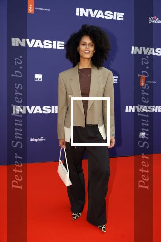 Amsterdam 8 april 2024
Premiere Invasie in Pathe Arena met oa Tarikh Jansen Ortal Vriend Raymond Thiry Gijs Scholten v Aschat Jasha Rudge Gijs Blom Fedja v Huet . Bobby Boermans is de regisseur. Tarikh Janssen zijn zus