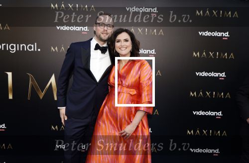 Amsterdam 15 april 2024
Premiere serie Maxima van Videoland in Tuschinski. Aanwezig oa Delfina Chaves en Martijn Lakemeier . Tirza v d Graaf zwanger met partner
