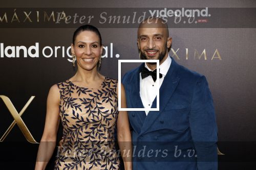 Amsterdam 15 april 2024
Premiere serie Maxima van Videoland in Tuschinski. Aanwezig oa Delfina Chaves en Martijn Lakemeier . Walid Benmbarek met partner