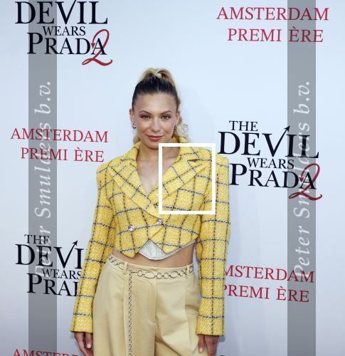 Amsterdam 28 april 2026
Premiere The Devil wears Prada 2 in Tuschinski .Amber Delil kwam met haar moeder