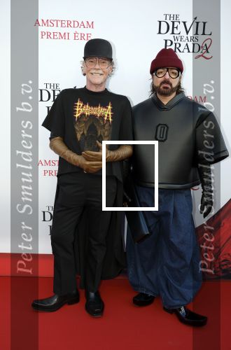 Amsterdam 28 april 2026
Premiere The Devil wears Prada 2 in Tuschinski . Bastiaan v Schaik met partner