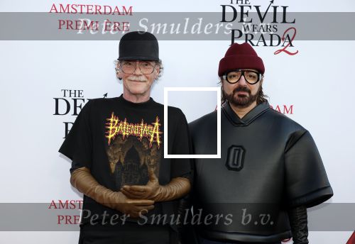 Amsterdam 28 april 2026
Premiere The Devil wears Prada 2 in Tuschinski . Bastiaan v Schaik met partner