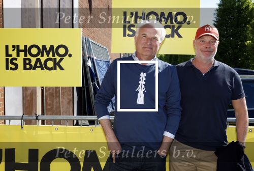 Amsterdam 22 april 2026
Presentatie nieuwe L Homo . Nicolas Keenan staat op de cover . Bob Sikkes met partner Michiel Engbers