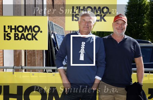 Amsterdam 22 april 2026
Presentatie nieuwe L Homo . Nicolas Keenan staat op de cover . Bob Sikkes met partner Michiel Engbers