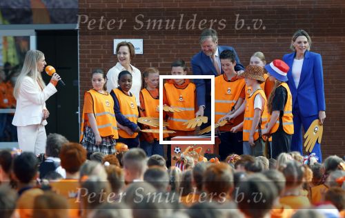 Zeewolde 17 april 2026
Koning Willem Alexander bezoekt de koningsspelen in Zeewolde . Britt Dekker presenteert het .