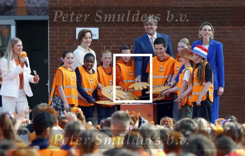 Zeewolde 17 april 2026
Koning Willem Alexander bezoekt de koningsspelen in Zeewolde . Britt Dekker presenteert het .