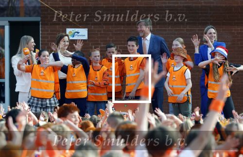 Zeewolde 17 april 2026
Koning Willem Alexander bezoekt de koningsspelen in Zeewolde . Britt Dekker presenteert het .