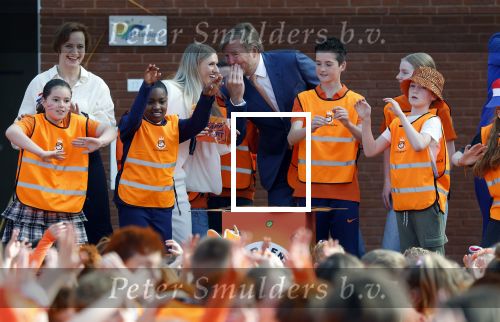 Zeewolde 17 april 2026
Koning Willem Alexander bezoekt de koningsspelen in Zeewolde . Britt Dekker presenteert het .
