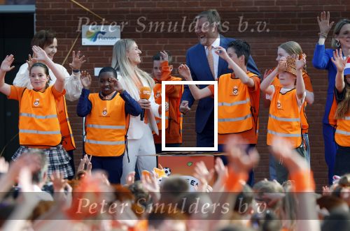 Zeewolde 17 april 2026
Koning Willem Alexander bezoekt de koningsspelen in Zeewolde . Britt Dekker presenteert het .