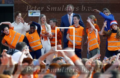 Zeewolde 17 april 2026
Koning Willem Alexander bezoekt de koningsspelen in Zeewolde . Britt Dekker presenteert het .