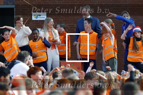 Zeewolde 17 april 2026
Koning Willem Alexander bezoekt de koningsspelen in Zeewolde . Britt Dekker presenteert het .