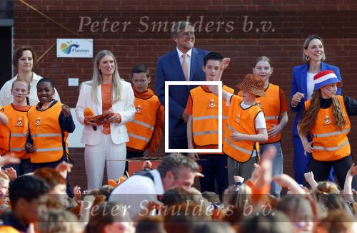 Zeewolde 17 april 2026
Koning Willem Alexander bezoekt de koningsspelen in Zeewolde . Britt Dekker presenteert het .