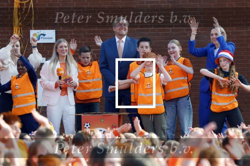 Zeewolde 17 april 2026
Koning Willem Alexander bezoekt de koningsspelen in Zeewolde . Britt Dekker presenteert het .