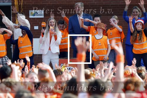 Zeewolde 17 april 2026
Koning Willem Alexander bezoekt de koningsspelen in Zeewolde . Britt Dekker presenteert het .