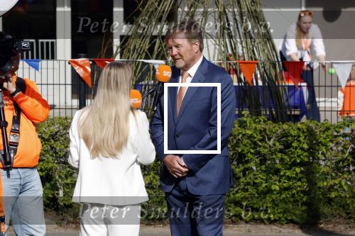 Zeewolde 17 april 2026
Koning Willem Alexander bezoekt de koningsspelen in Zeewolde . Britt Dekker presenteert het .