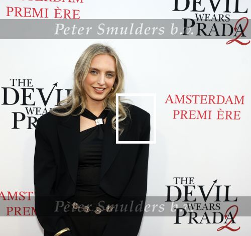 Amsterdam 28 april 2026
Premiere The Devil wears Prada 2 in Tuschinski . jada Borsato kwam m et goede vriendin Channah Jane