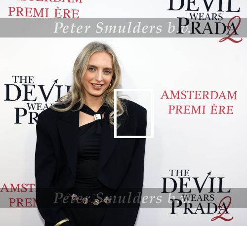 Amsterdam 28 april 2026
Premiere The Devil wears Prada 2 in Tuschinski . jada Borsato kwam m et goede vriendin Channah Jane