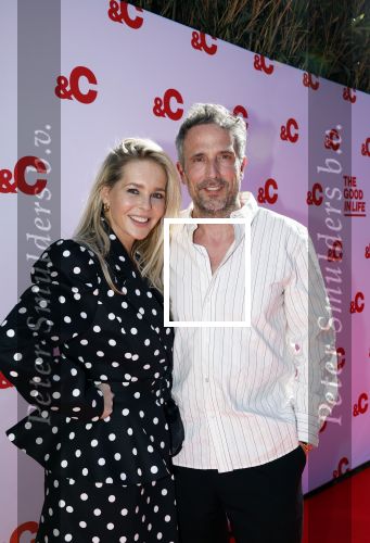 Amsterdam 16 april 2026
Feestje 10 jaar &C van Chantal Janzen . Chantal met haar man Marco Geeratz