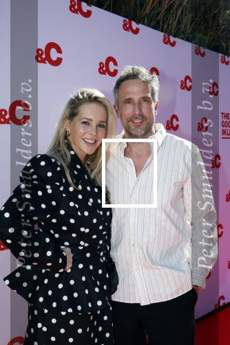 Amsterdam 16 april 2026
Feestje 10 jaar &C van Chantal Janzen . Chantal met haar man Marco Geeratz