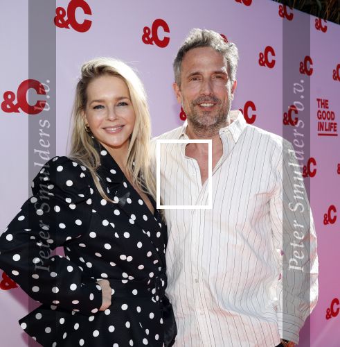 Amsterdam 16 april 2026
Feestje 10 jaar &C van Chantal Janzen . Chantal met haar man Marco Geeratz