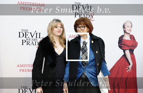 Amsterdam 28 april 2026
Premiere The Devil wears Prada 2 in Tuschinski . Chazia Mourali kwam met haar dochter