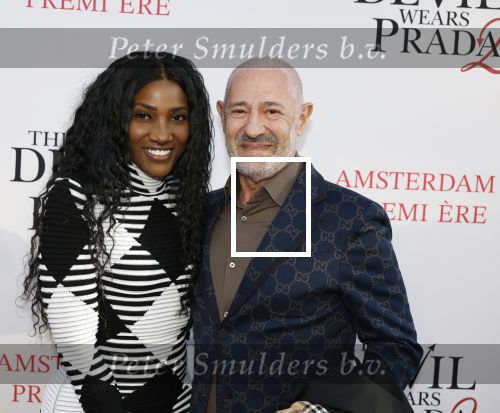 Amsterdam 28 april 2026
Premiere The Devil wears Prada 2 in Tuschinski . Cherry Ann Person kwam met partner Roland Kahn