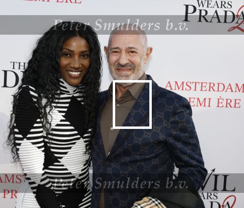 Amsterdam 28 april 2026
Premiere The Devil wears Prada 2 in Tuschinski . Cherry Ann Person kwam met partner Roland Kahn