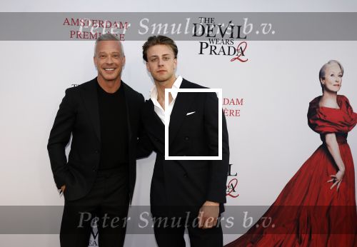 Amsterdam 28 april 2026
Premiere The Devil wears Prada 2 in Tuschinski . Claes Iversen en ...
