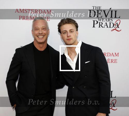 Amsterdam 28 april 2026
Premiere The Devil wears Prada 2 in Tuschinski . Claes Iversen en ...