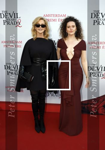 Amsterdam 28 april 2026
Premiere The Devil wears Prada 2 in Tuschinski . Daphne Deckers met dochter Emma Deckers