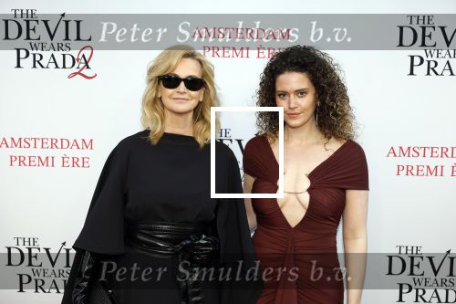 Amsterdam 28 april 2026
Premiere The Devil wears Prada 2 in Tuschinski . Daphne Deckers met dochter Emma Deckers