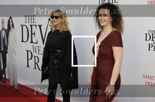 Amsterdam 28 april 2026
Premiere The Devil wears Prada 2 in Tuschinski . Daphne Deckers met dochter Emma Deckers