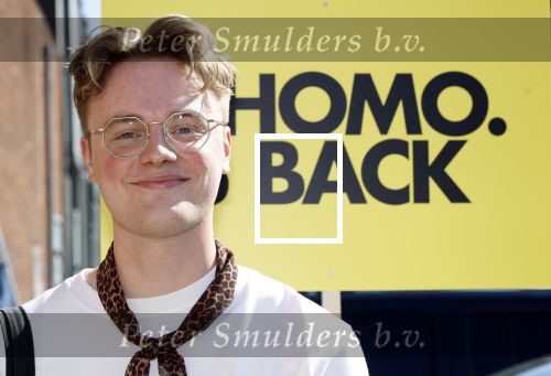 Amsterdam 22 april 2026
Presentatie nieuwe L Homo . Nicolas Keenan staat op de cover . Duncan Tromp