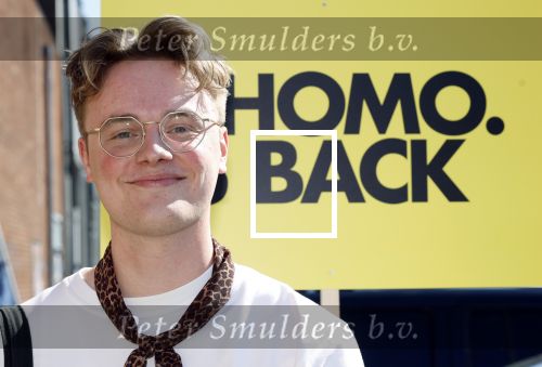 Amsterdam 22 april 2026
Presentatie nieuwe L Homo . Nicolas Keenan staat op de cover . Duncan Tromp
