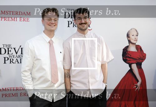 Amsterdam 28 april 2026
Premiere The Devil wears Prada 2 in Tuschinski . Duncan Tromp met partner