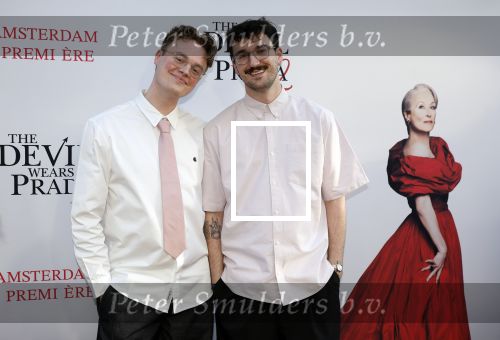 Amsterdam 28 april 2026
Premiere The Devil wears Prada 2 in Tuschinski . Duncan Tromp met partner