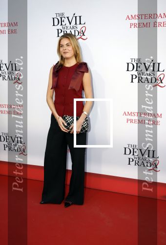 Amsterdam 28 april 2026
Premiere The Devil wears Prada 2 in Tuschinski . Eloise v Oranje kwam met twee vriendinnen