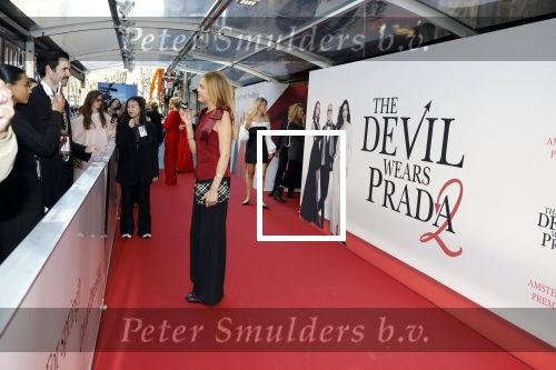Amsterdam 28 april 2026
Premiere The Devil wears Prada 2 in Tuschinski . Eloise v Oranje kwam met twee vriendinnen